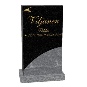 Hautakivi Joutsenlento on varpaisjärven musta hautakivi., jossa on pronssinen lentävä joutsen koriste.