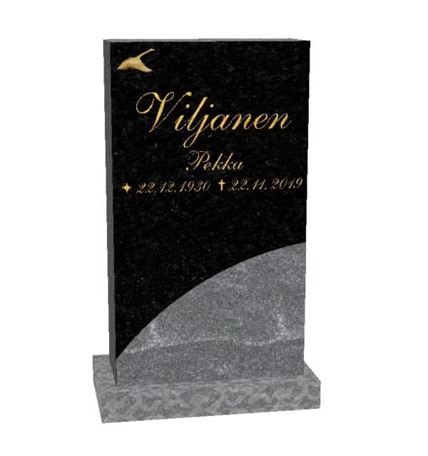 Hautakivi Joutsenlento on varpaisjärven musta hautakivi., jossa on pronssinen lentävä joutsen koriste.